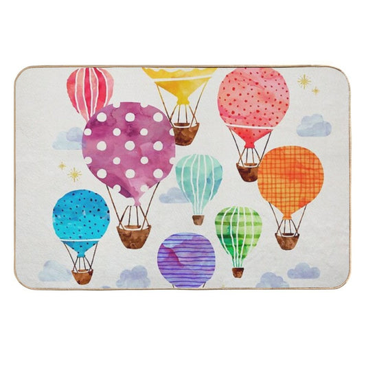 Hot Air Balloon  Odorless Bath Mat