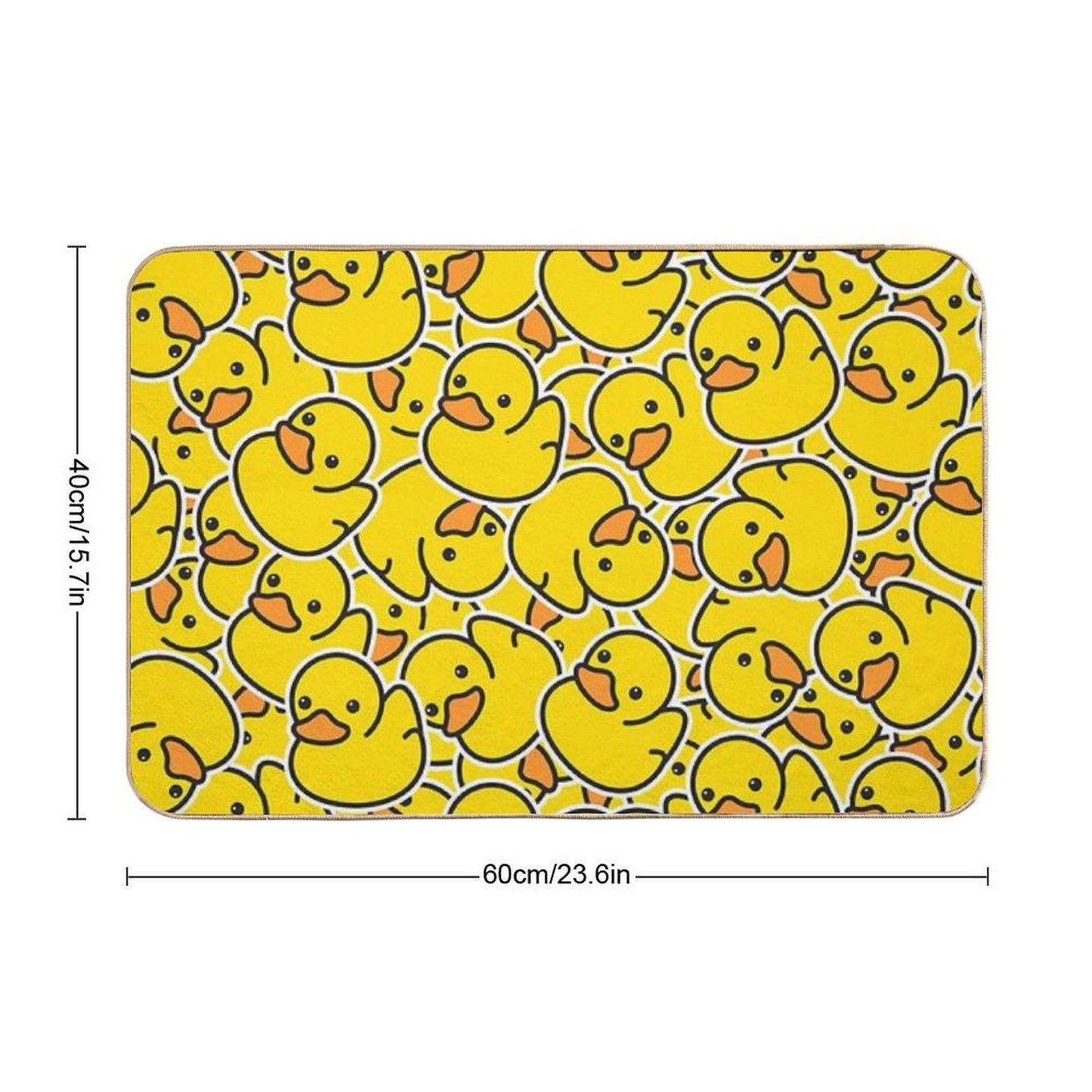 Yellow Classic Rubber Duck Bath Mat
