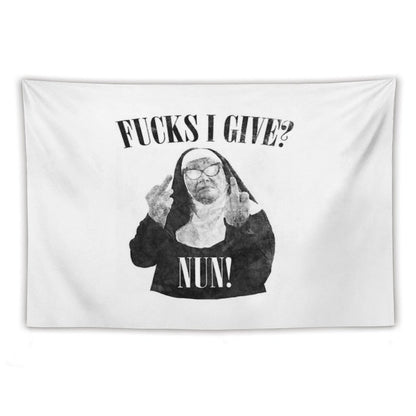 Fuck I Give Nun Tapestry