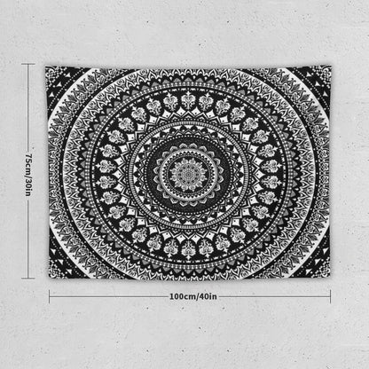 Mandala Monochrome 2 Tapestry