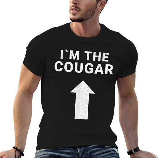 I´m with The Cougar Humor Halloween Birthday Gift T-Shirt