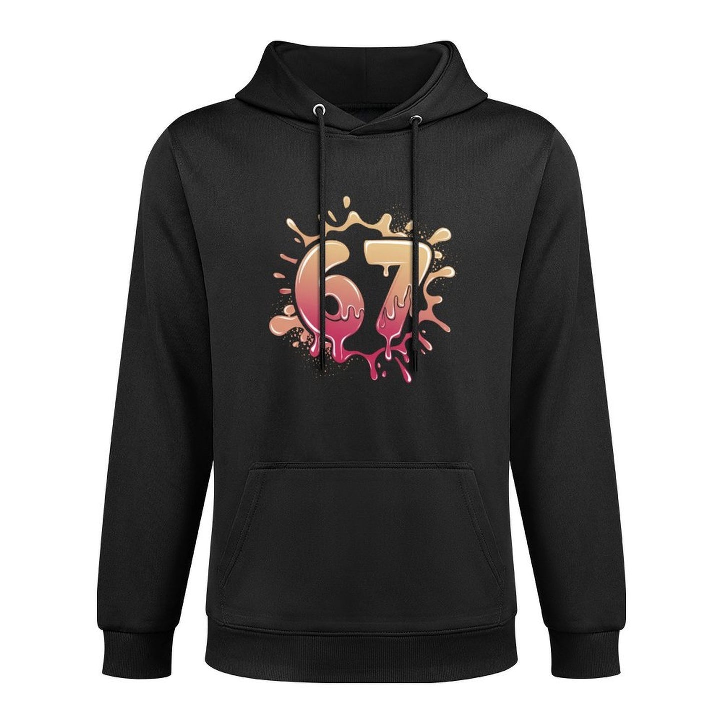 67 Tshirt Ice Cream Drip Meme Funny Six Seven Gen Alpha Casual Wear Hoodie