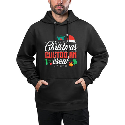 School Custodian Janitor Christmas Christmas Custodian Crew Moisture-Wicking Hoodie