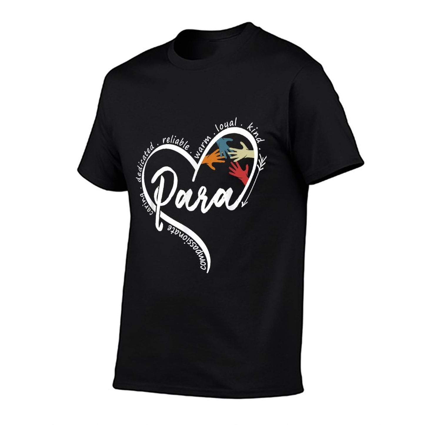 Para Heart Paraprofessional Teacher Paraeducator T-Shirt