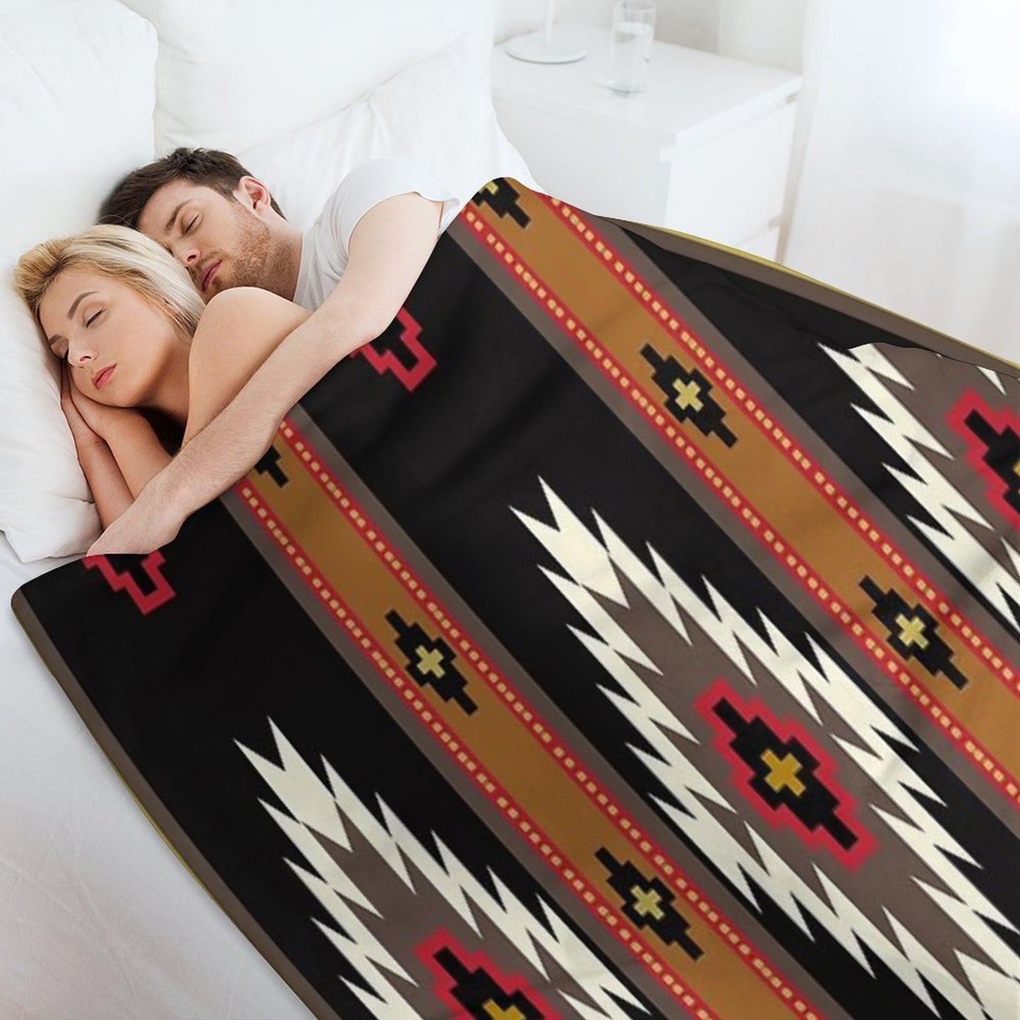 Navajo Blanket Design 7 Throw Blanket