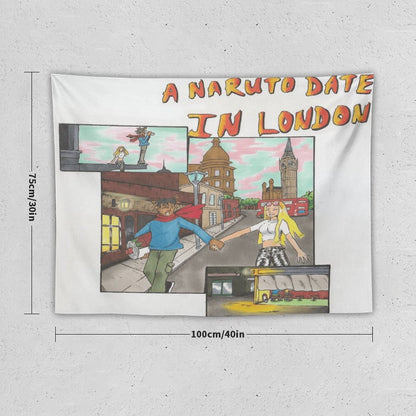 A Naruto Date In London Tapestry