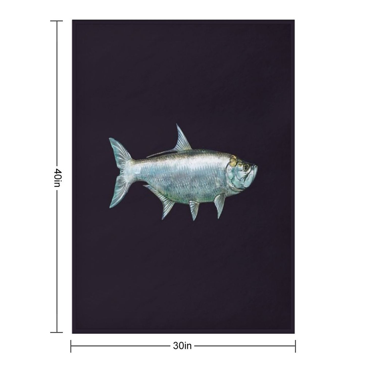 Tarpon Throw Blanket