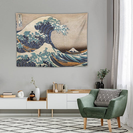 The Great Wave Off Kanagawa Tapestry