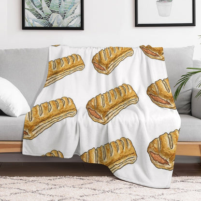 Sausage Roll Throw Blanket