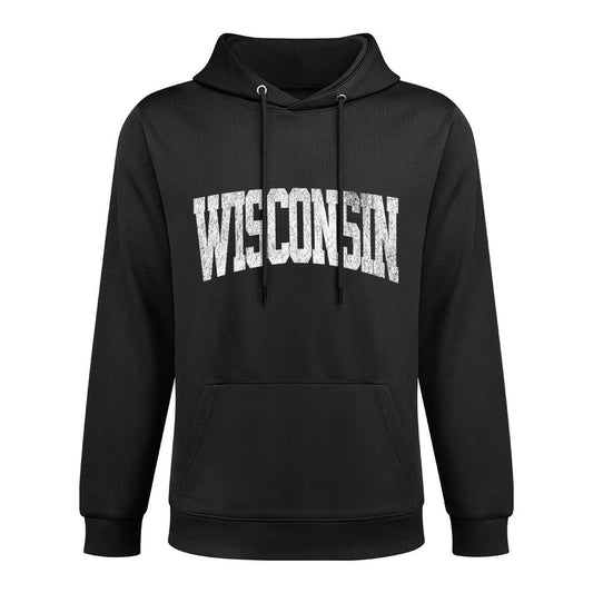 Wisconsin Vintage City Shrink-Resistant Hoodie