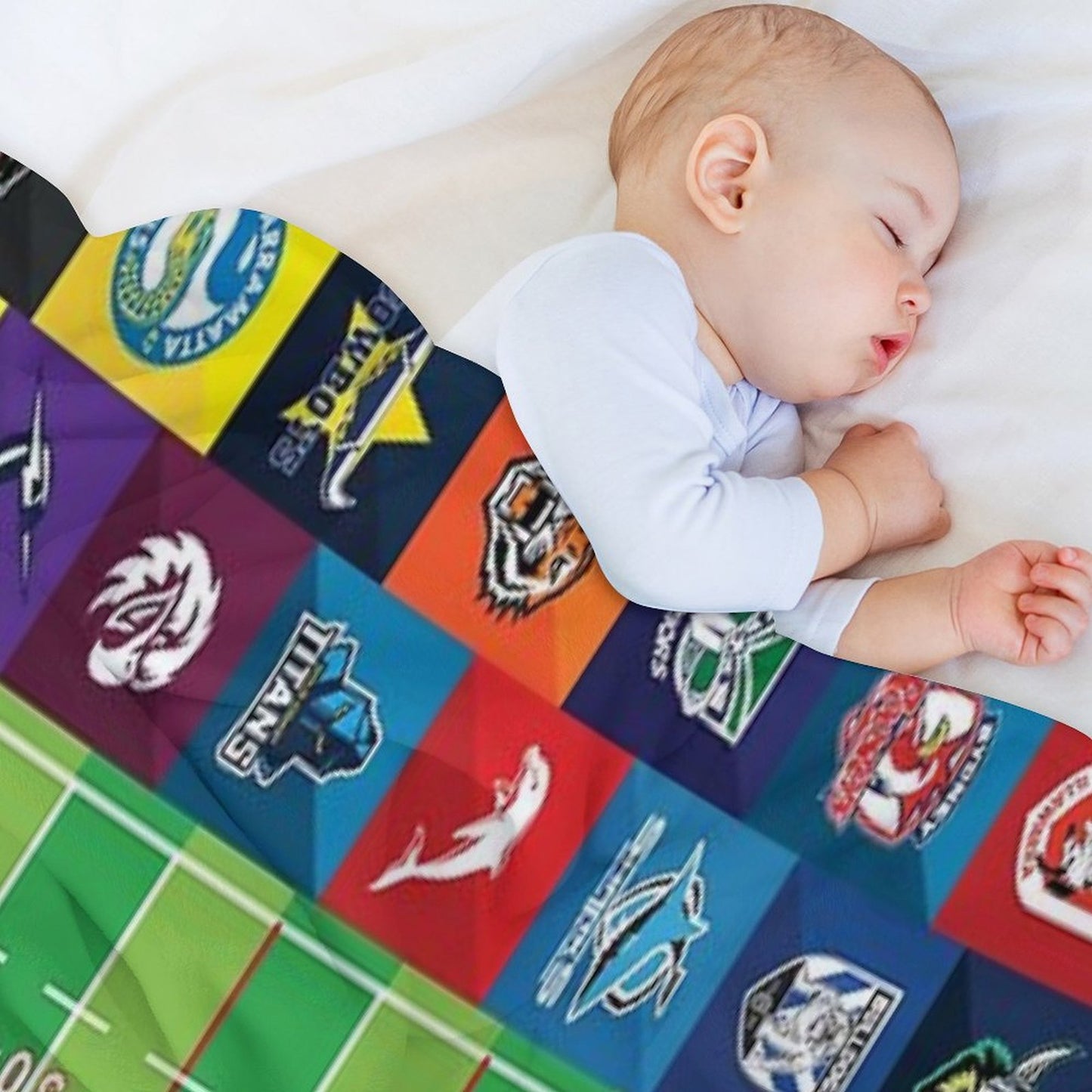 Nrl Teams Oval Throw Blanket