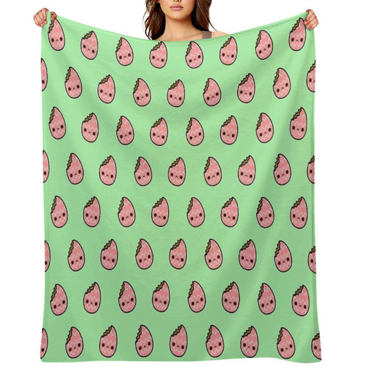 Sad Easter Egg Throw Blanket