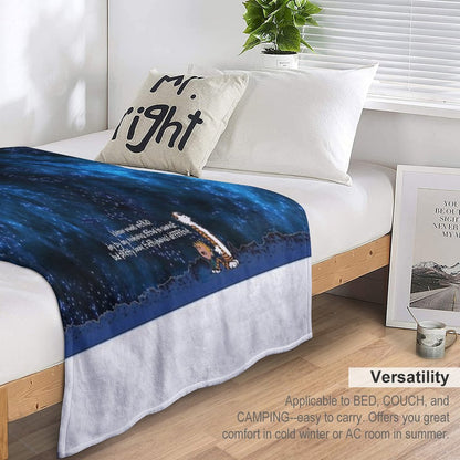Calvin And Hobbs Space Throw Blanket