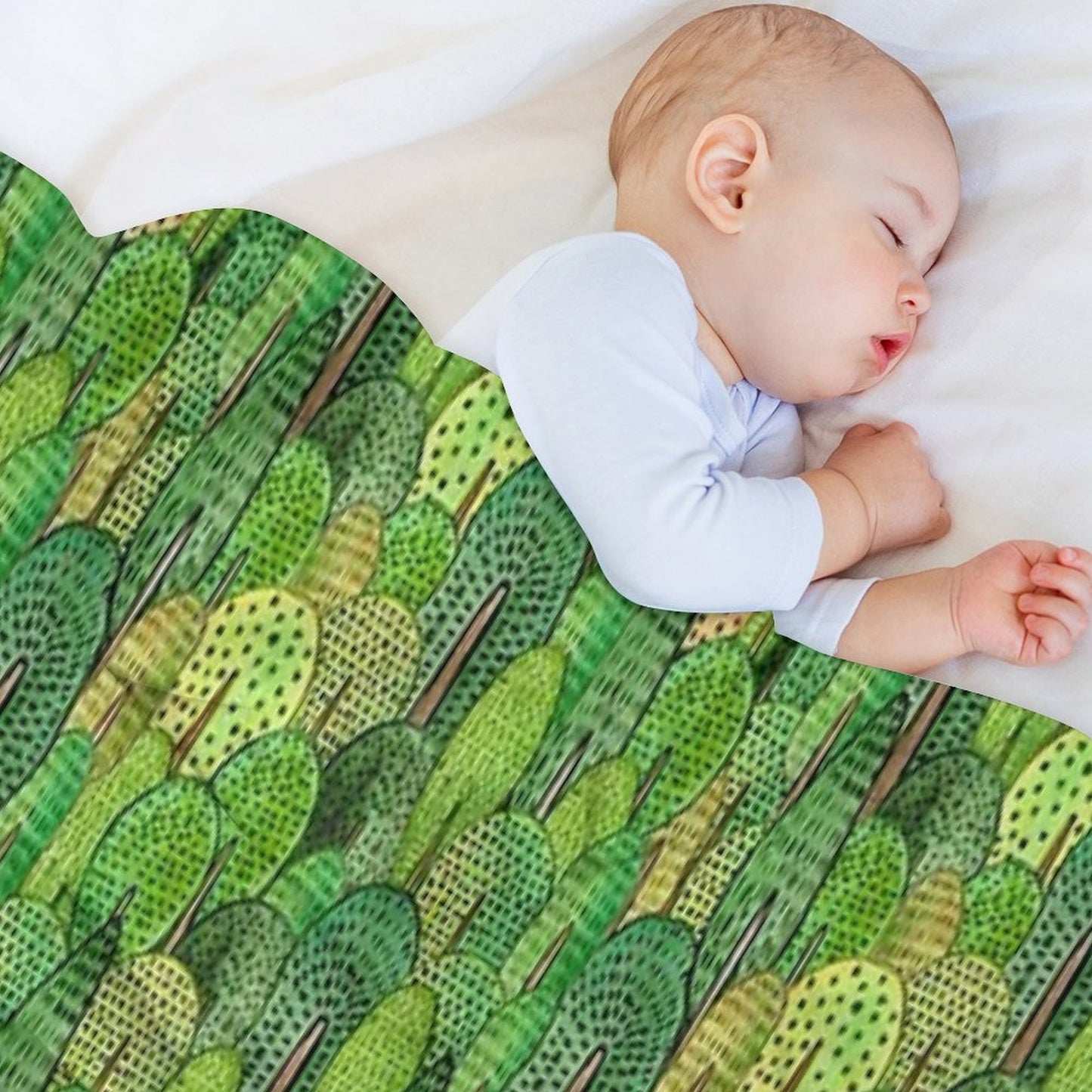 Watercolor Forest Throw Blanket
