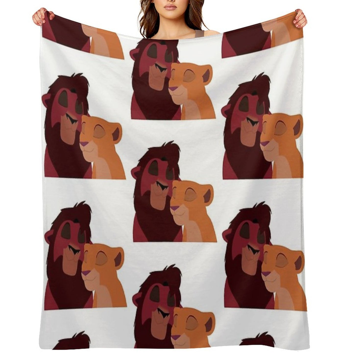 Kovu And Kiara Throw Blanket