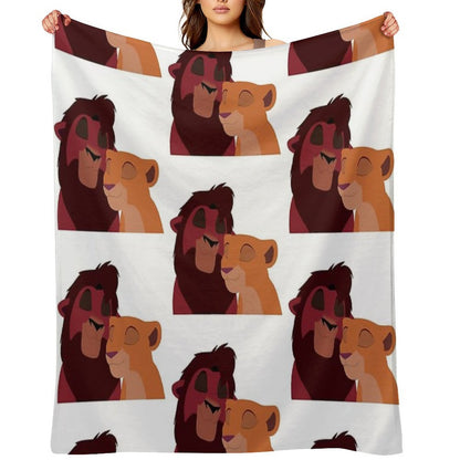 Kovu And Kiara Throw Blanket