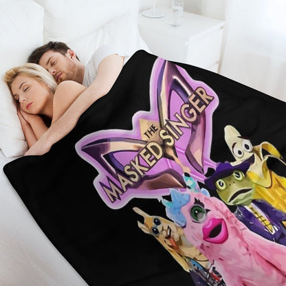 The Masked Singer Merch ITV Masked Singer Throw Blanket