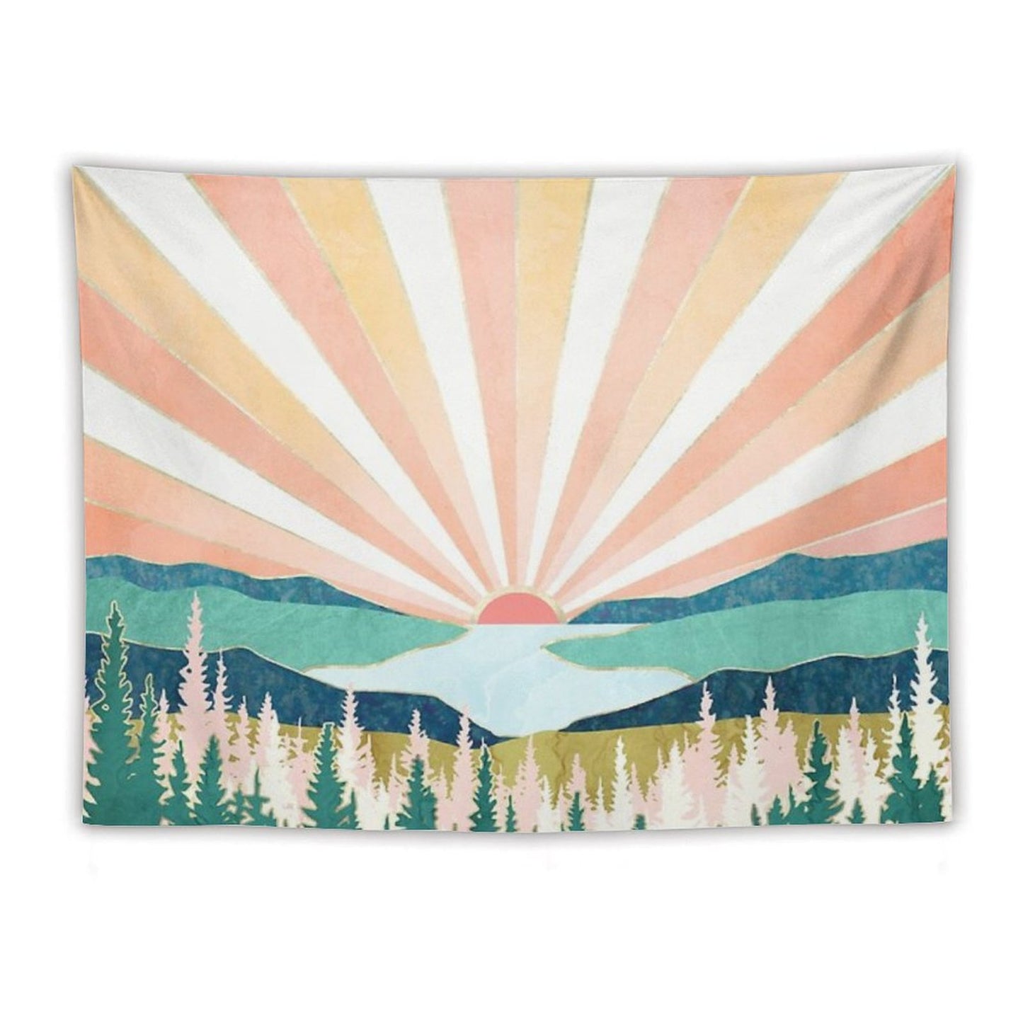 Summer Sunset Tapestry