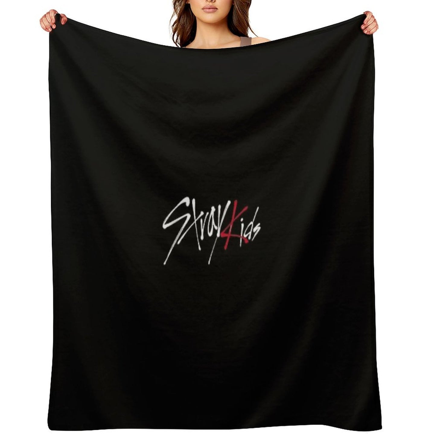 Stray Kids KPOP Logo Throw Blanket