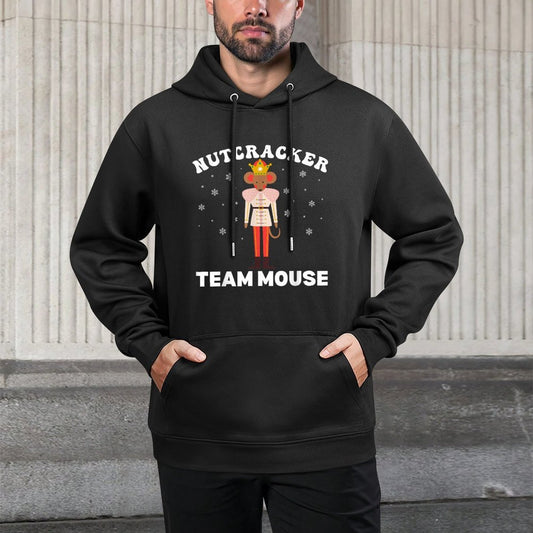 Team Mouse Nutcracker Christmas Dance Pajamas Kids Girls Easy Care Hoodie