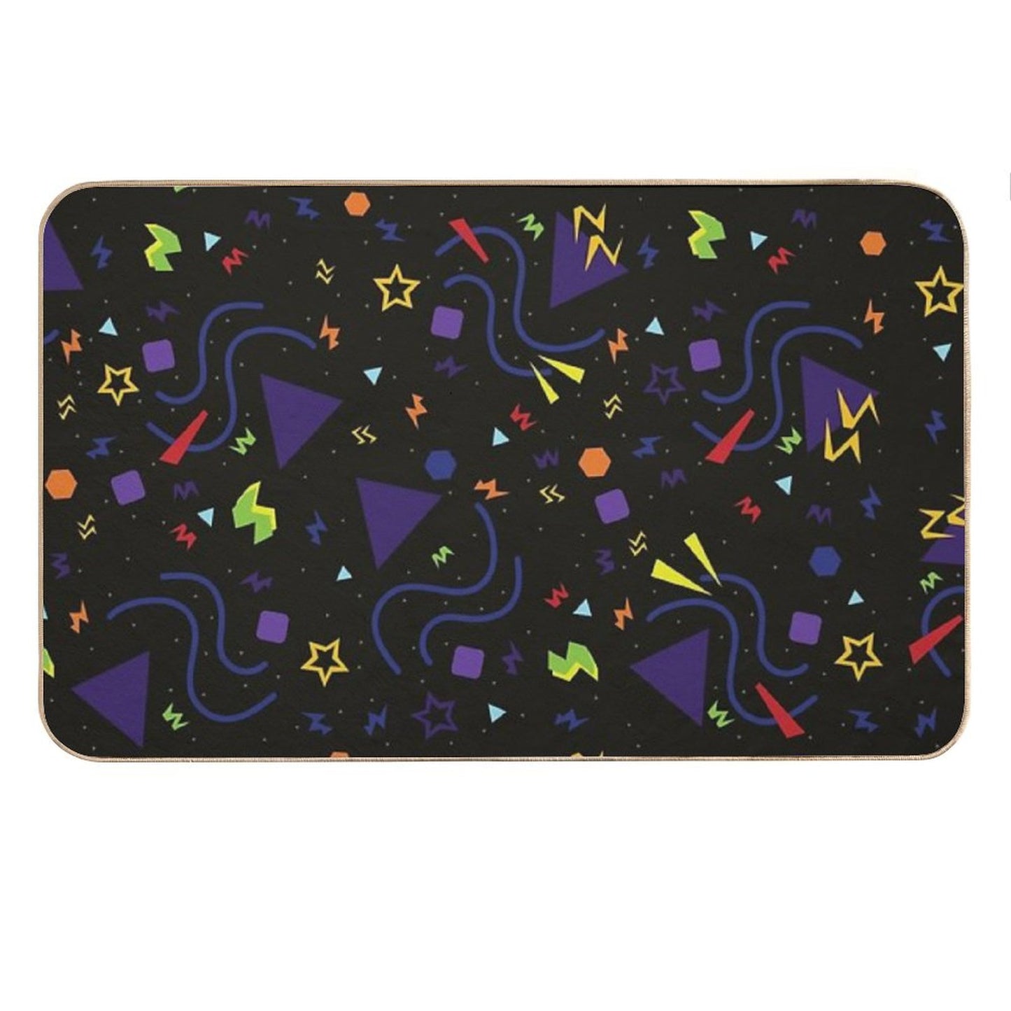 Nostalgic 90s Movie Theatre  Bowling Alley  Roller Rink  Arcade Carpet Bath Mat