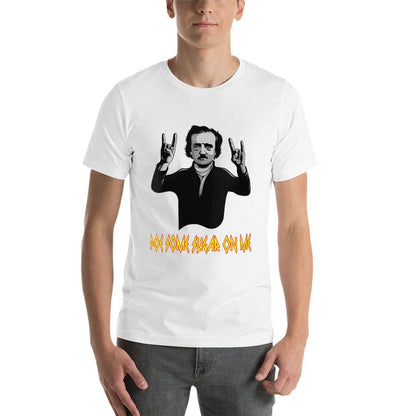Womens Funny Edgar Allen Poe Some Sugar On Me Poet Literature Gift  Slim-fit Cut T-Shirt