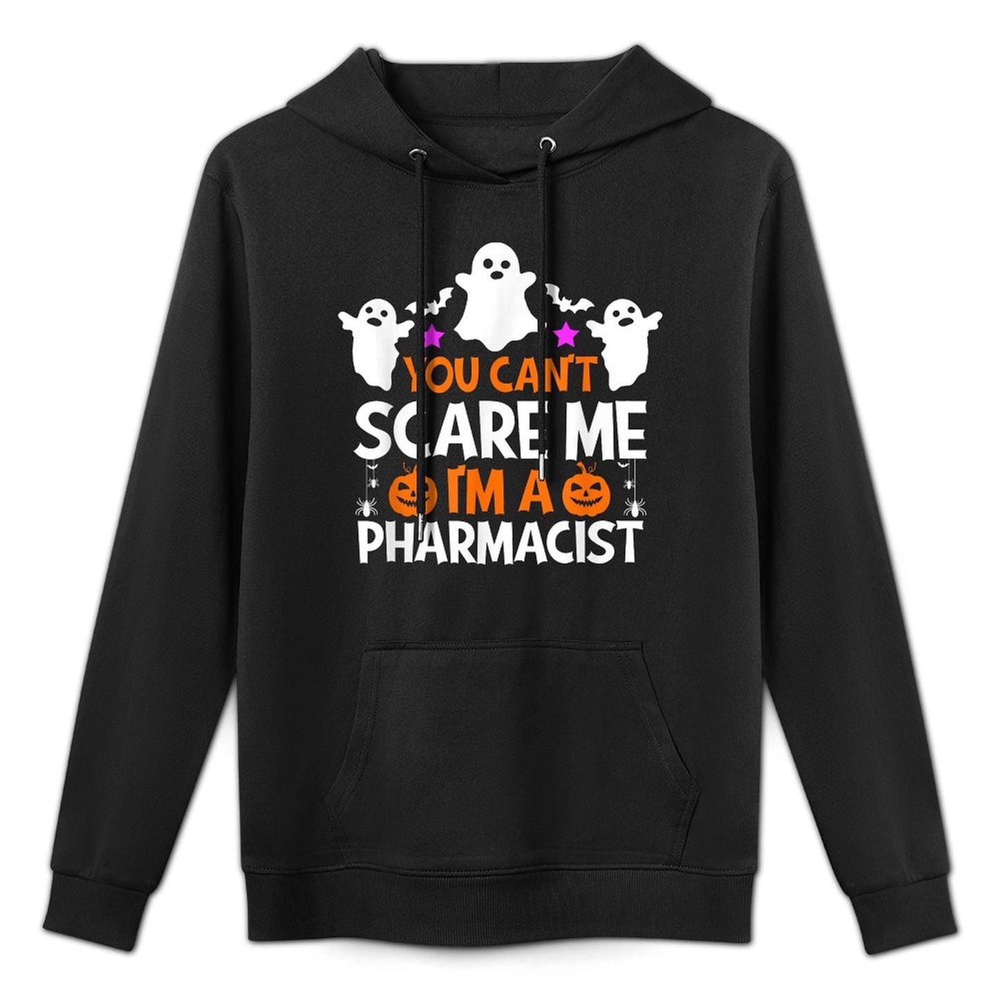 You Cant Scare Me Im A Pharmacist Funny Halloween Colorfast Hoodie