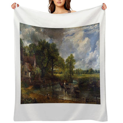 John Constable - The Hay Wain Throw Blanket