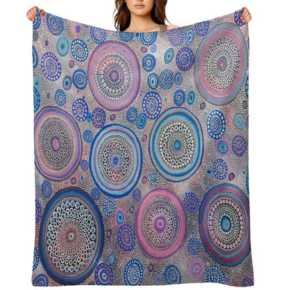 Seven Sister's Dreaming Throw Blanket