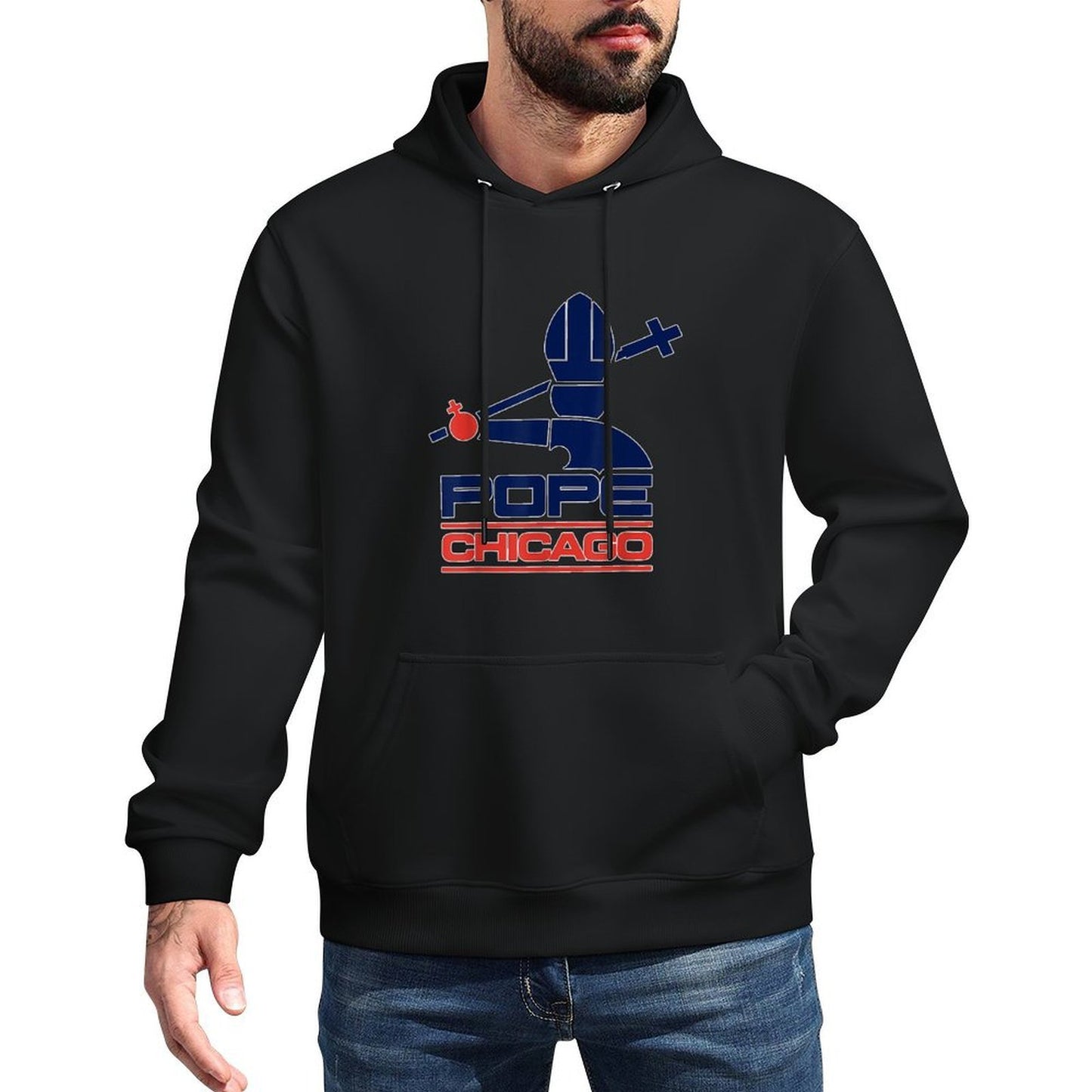 Pope Leo XIV Pope Chicago Medium-Weight Fabric Hoodie