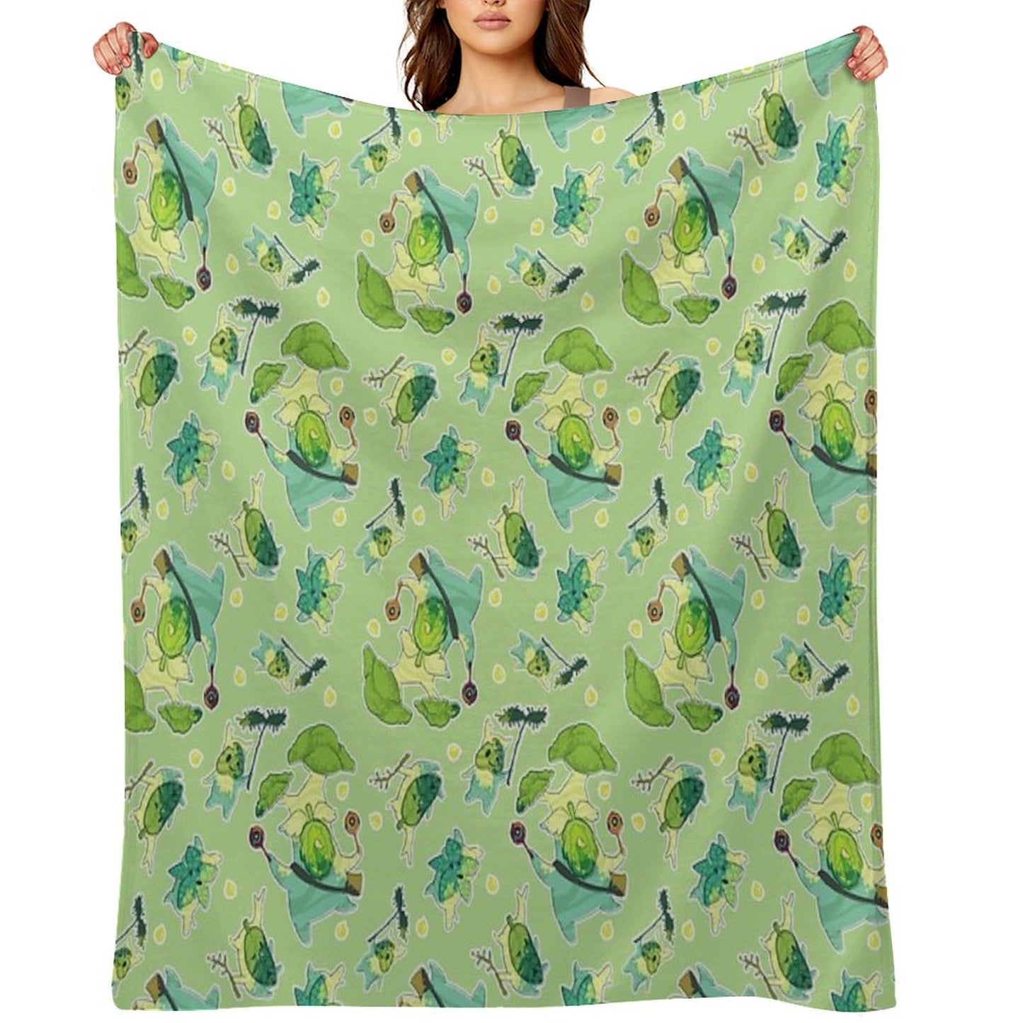 Korok Pattern Throw Blanket