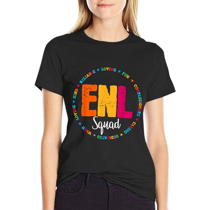ENL Squad Teacher English New Language Squad Team T-Shirt