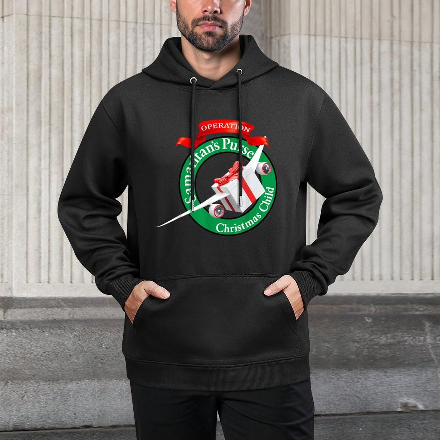Samaritans Purse Operation Christmas Child Funny Cotton-Polyester Blend Hoodie