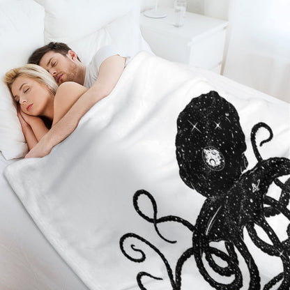 Galactapus Throw Blanket