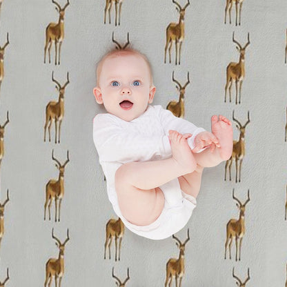 Ilustration Art - Money Antelope Throw Blanket