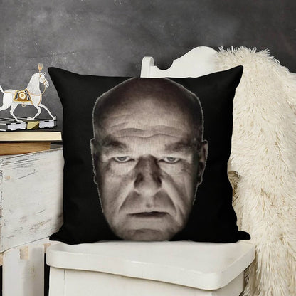 Hank Staring Meme Linen Throw Pillow Cover