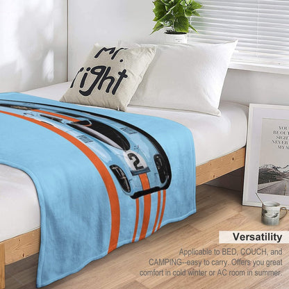 Porsch 917 1971 No 2 Daytona 24H 1970 Throw Blanket