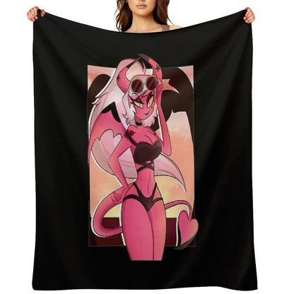 Helluva Boss Verosika Throw Blanket