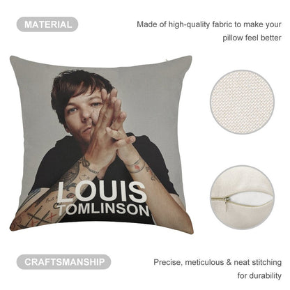 Gadjah New Tomlinson Walls American Tour 2020 Linen Throw Pillow Cover