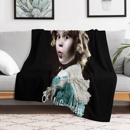 Shirley Temple Oh My Goodness Throw Blanket