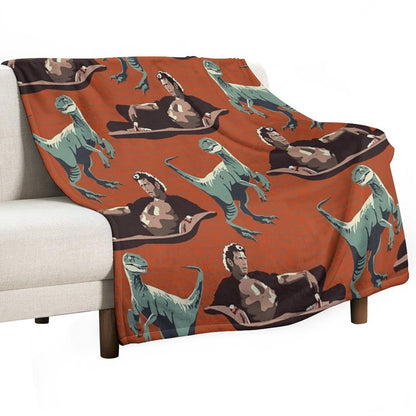Jurassic Geniuses Throw Blanket