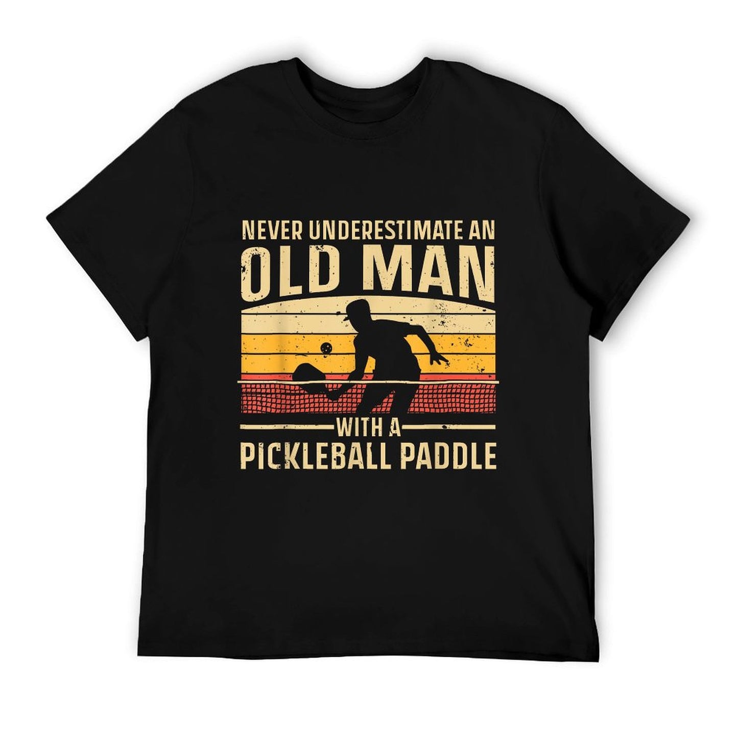 Cool Pickleball Art For Men Women Paddle Pickleball Player T-Shirt