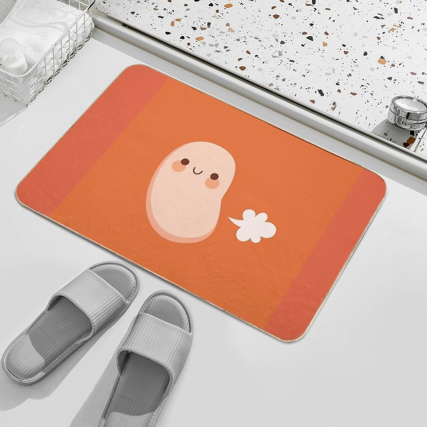 Baked Beans Farting Bath Mat