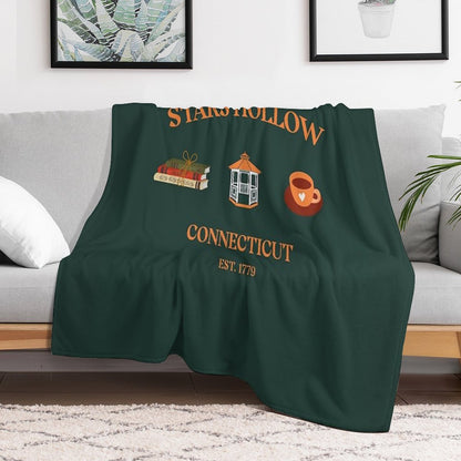 Stars Hollow Connecticut Throw Blanket