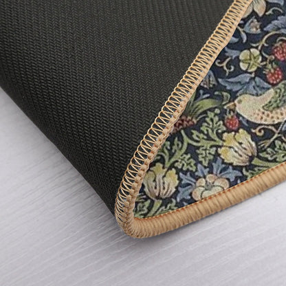 William Morris Strawberry Thief Pattern Bath Mat