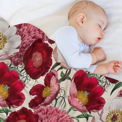 Flower Garden Throw Blanket