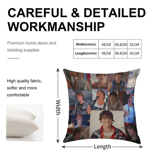 Julie And The Phantoms Luke Linen Throw Pillow Cover