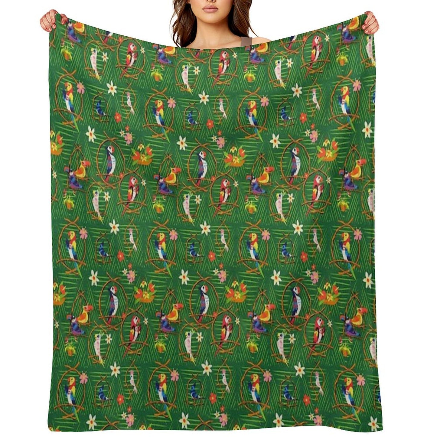 Enchanted Tiki Room Throw Blanket