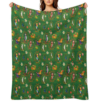 Enchanted Tiki Room Throw Blanket
