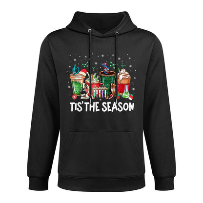 Lab Tech Laboratory Technician Christmas Xmas Tis The Season Customizable Surface Hoodie